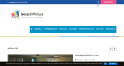 Desktop Screenshot of centresocialgerardphilipe.fr